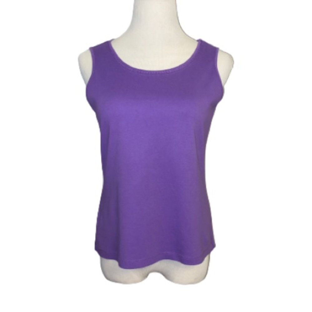 Kim Rogers Purple Sleeveless Shirt Size PM